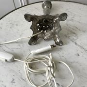 20s chrome brass candlelight legs
