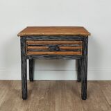 80' rattan bedside tables