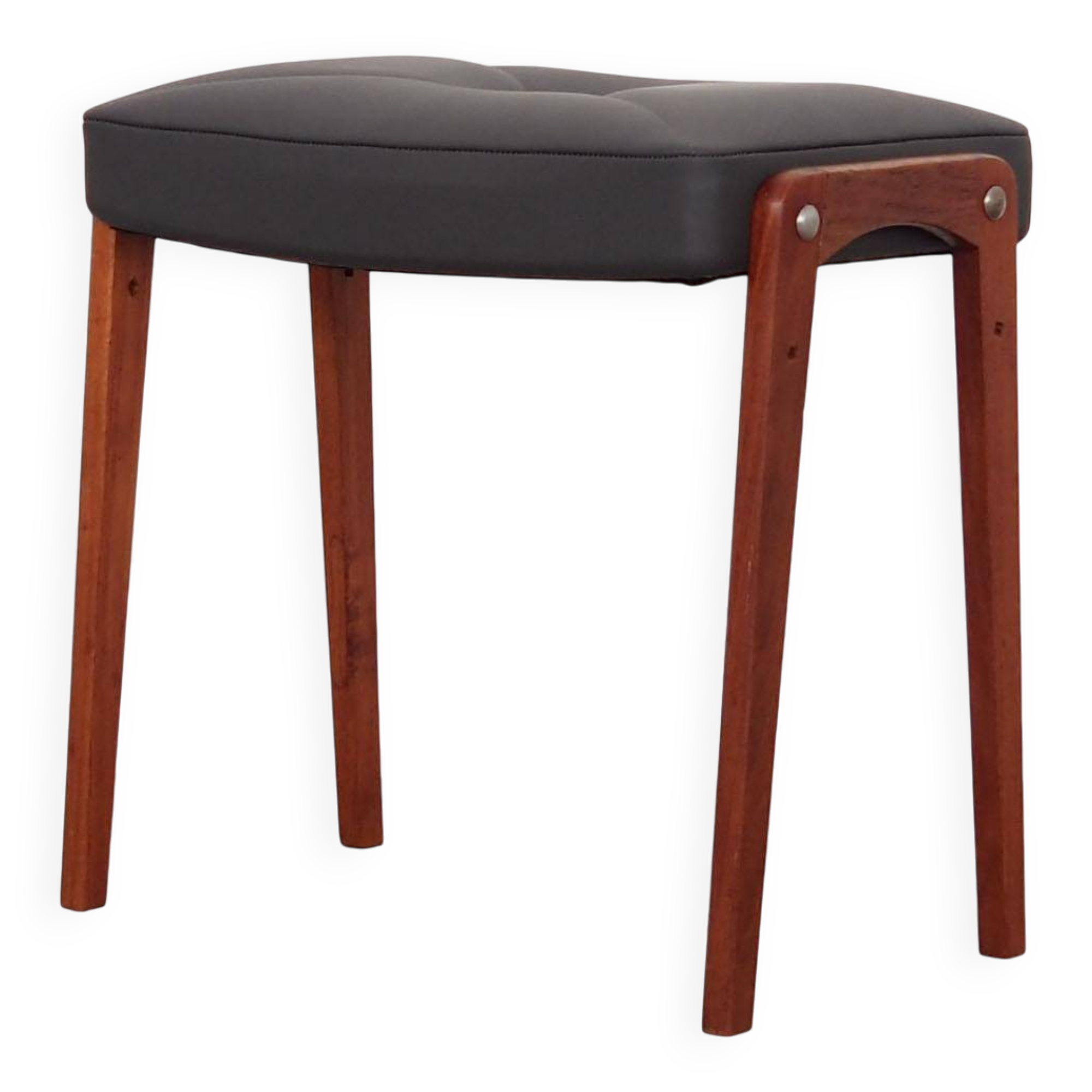Teak footstool, Danish design, 1970s, production: Denmark