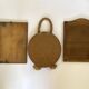 Miroir bois style Amish, 25x30 cm