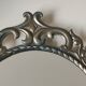 Ancien miroir ovale de style Baroque, Rococo en régule doré