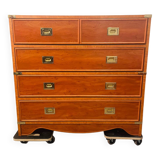 Commode  Marine meuble Gautier 1991 avec poignées Laiton