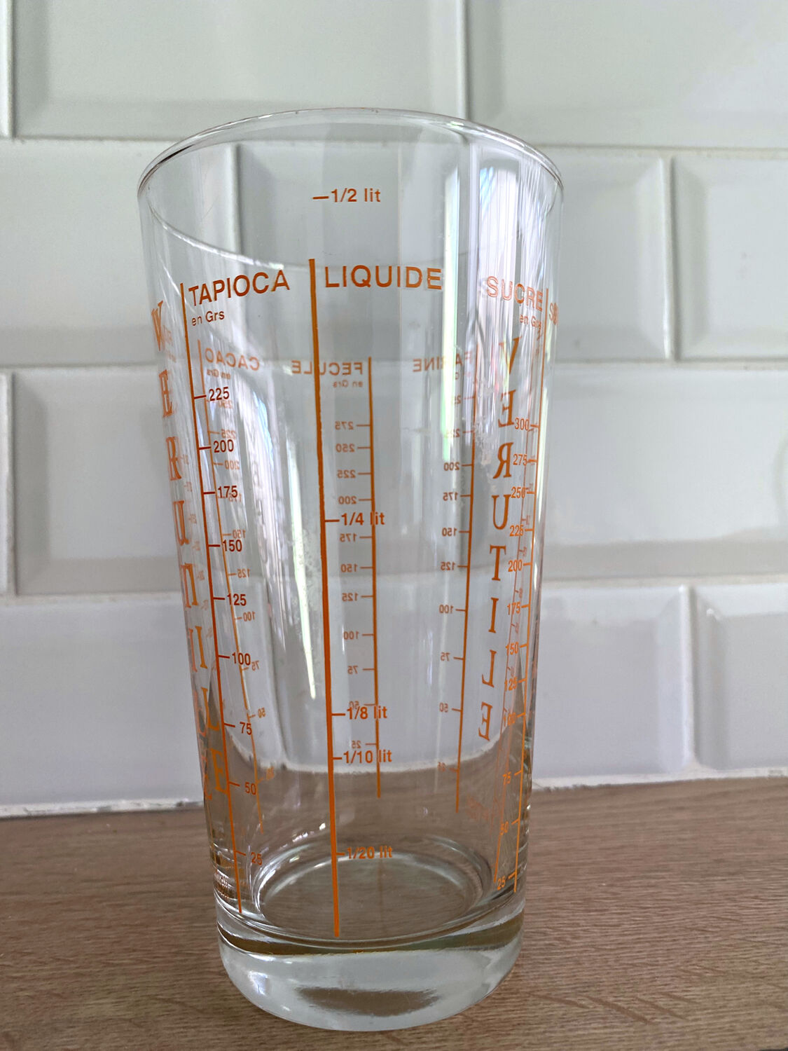 Vintage Verutile dosing glass 70