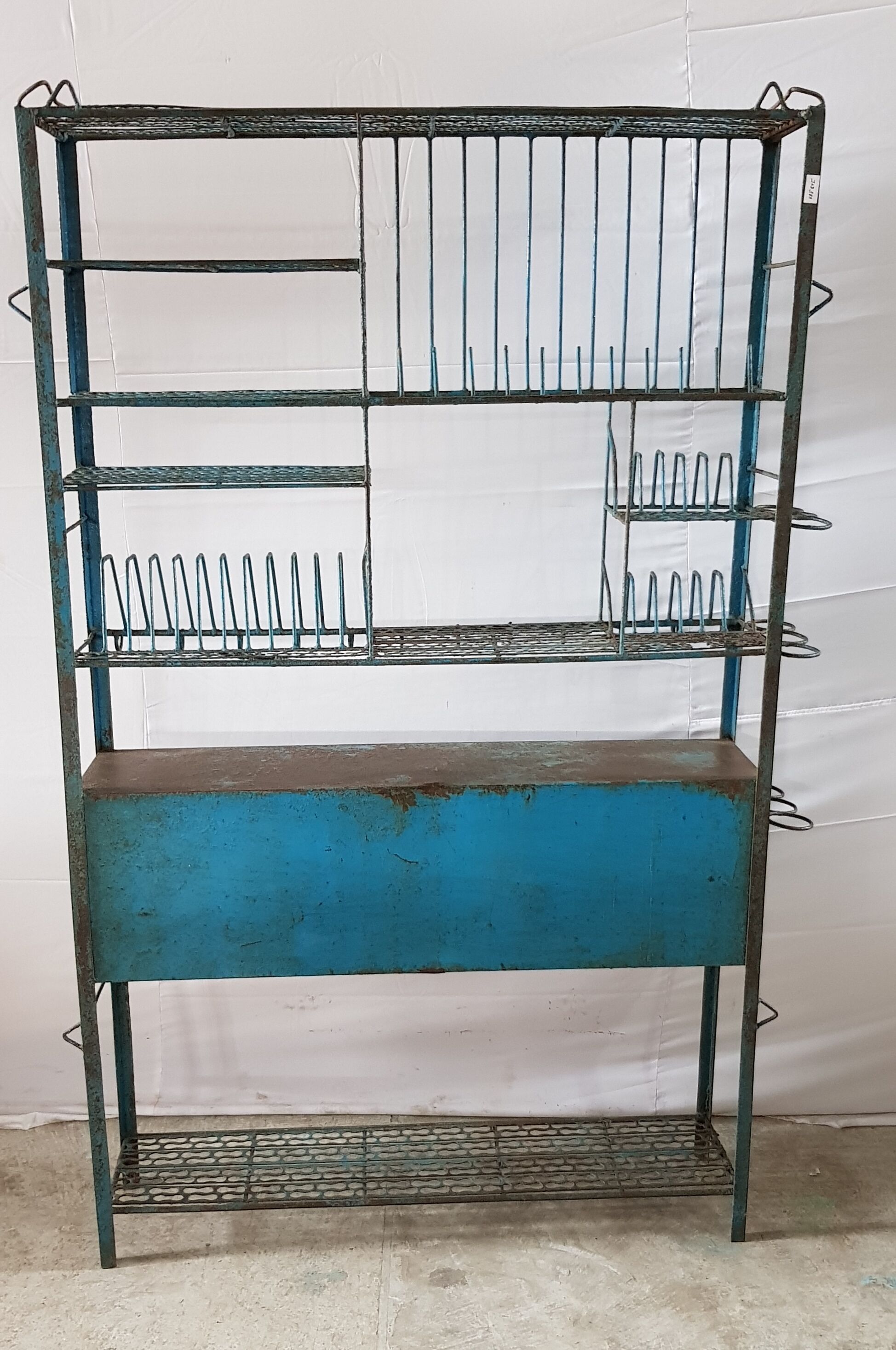 Metal croat with its original blue patina