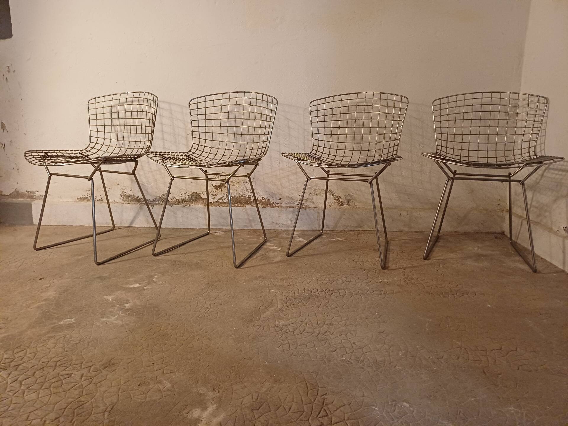 Série de 4 chaises Harry Bertoia