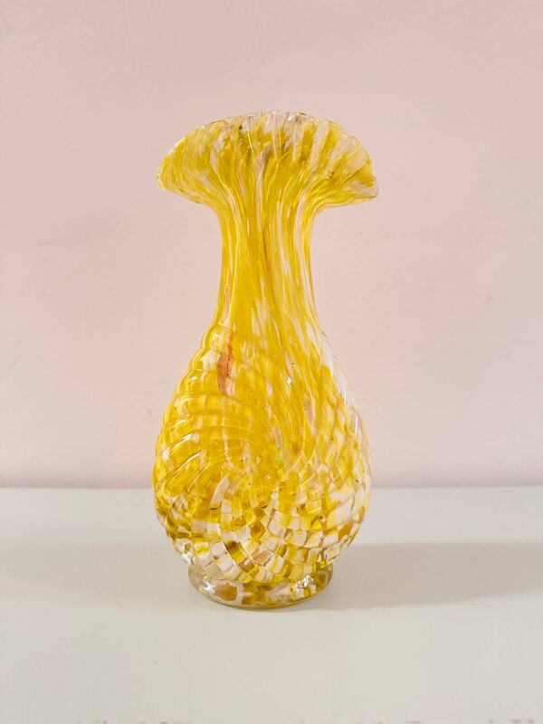 Vase soliflore Legras  « porte-bouquets soleil »
