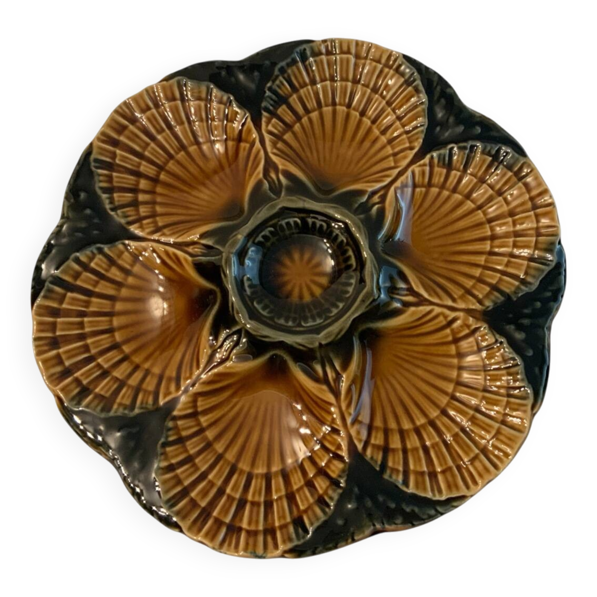 Oyster/shellfish plates Sarreguemines