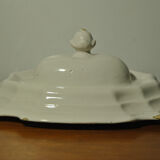 Vegetable soup tureen lid Moustiers 18th century South France