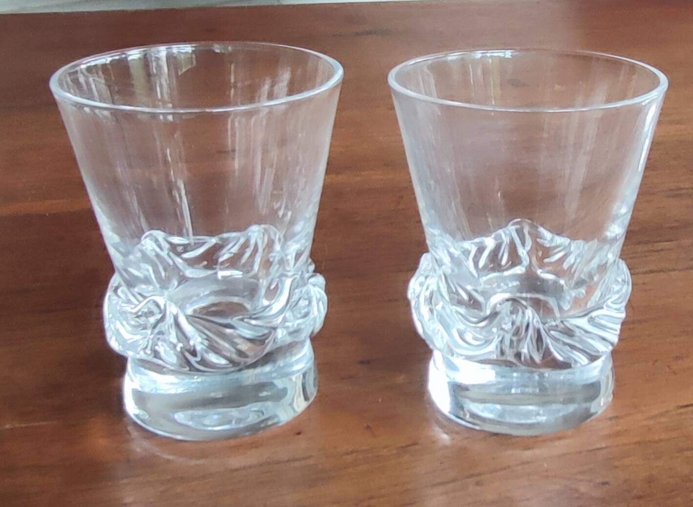 Series 10 crystal glasses Daum France model Sorcy