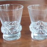 Series 10 crystal glasses Daum France model Sorcy