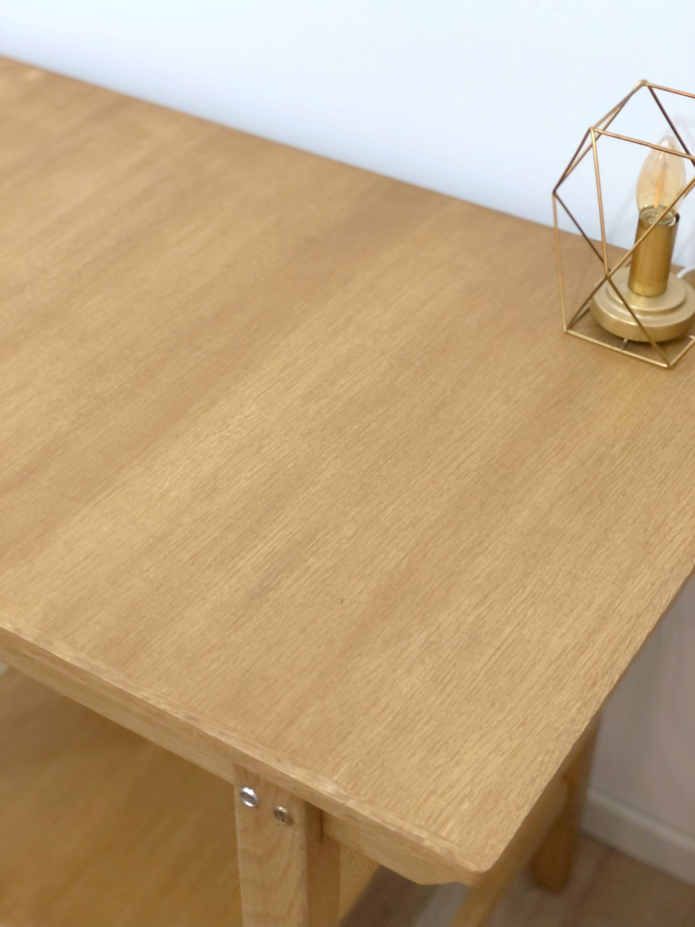 1960s desk, made of solid oak