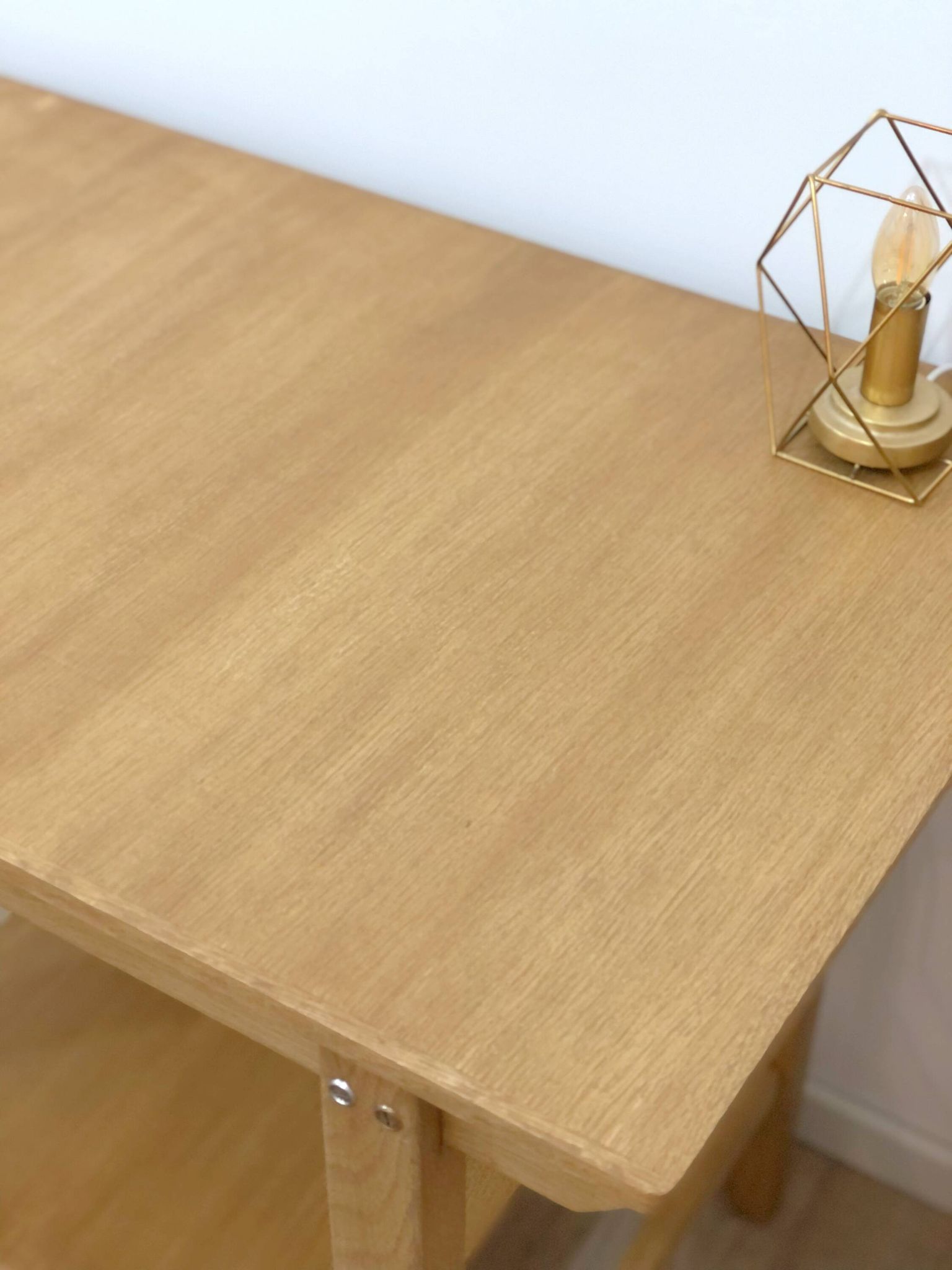 1960s desk, made of solid oak