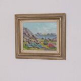 Original Swedish Oil on Panel – “Lakeside” by Gunnar Nilsson