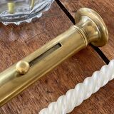 Solid brass candle holder