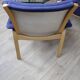 2 fauteuils vintage scandinave bleu peter axel berg 1960 danemark
