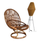 Giovanni Travasa for Bonacina Bamboo Lounge Chair, 1950s