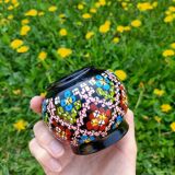Ethnic pattern candle holder 🌸