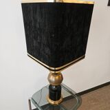 70s lamp in 70s Hollywood Regency design