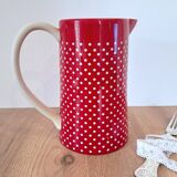 Polka dot pitcher
