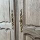 Oak wardrobe in Louis XV style