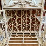 Patinated metal cabinet