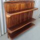 Brutalist shelf in solid elm