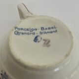 6 cups and saucers - Porcelor Babel Ceranord Saint Amand