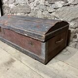Curved wooden trunk