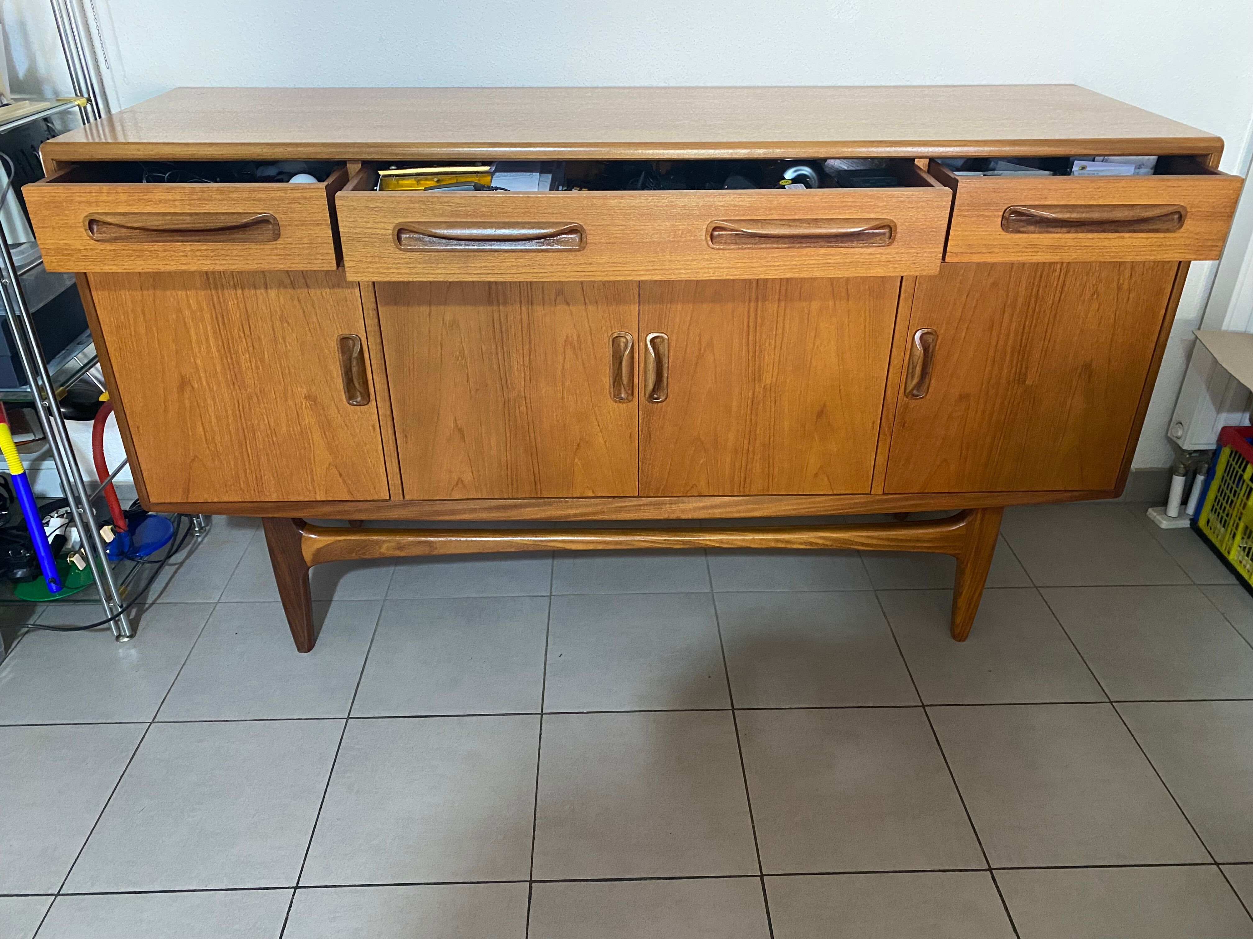 Scandinavian teak row G-Plan By Victor Wilkins 1960