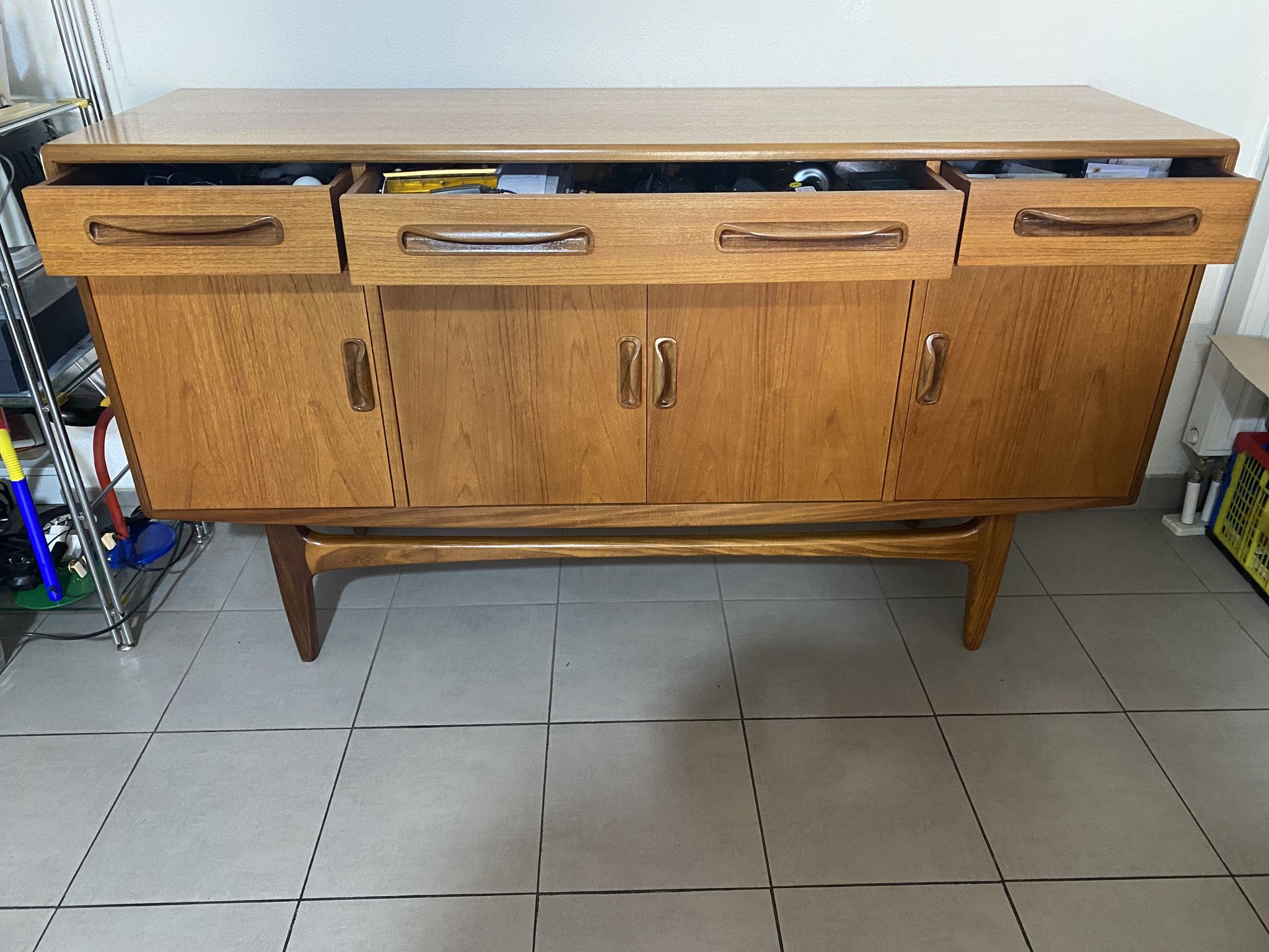 Scandinavian teak row G-Plan By Victor Wilkins 1960