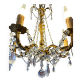 Crystal tassel chandelier