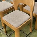 Set of 4 Brutalist Dining Chairs