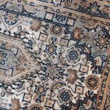 Tapis Vintage Indo-Tabriz en Laine, Années 1970, Élégance Artisanale