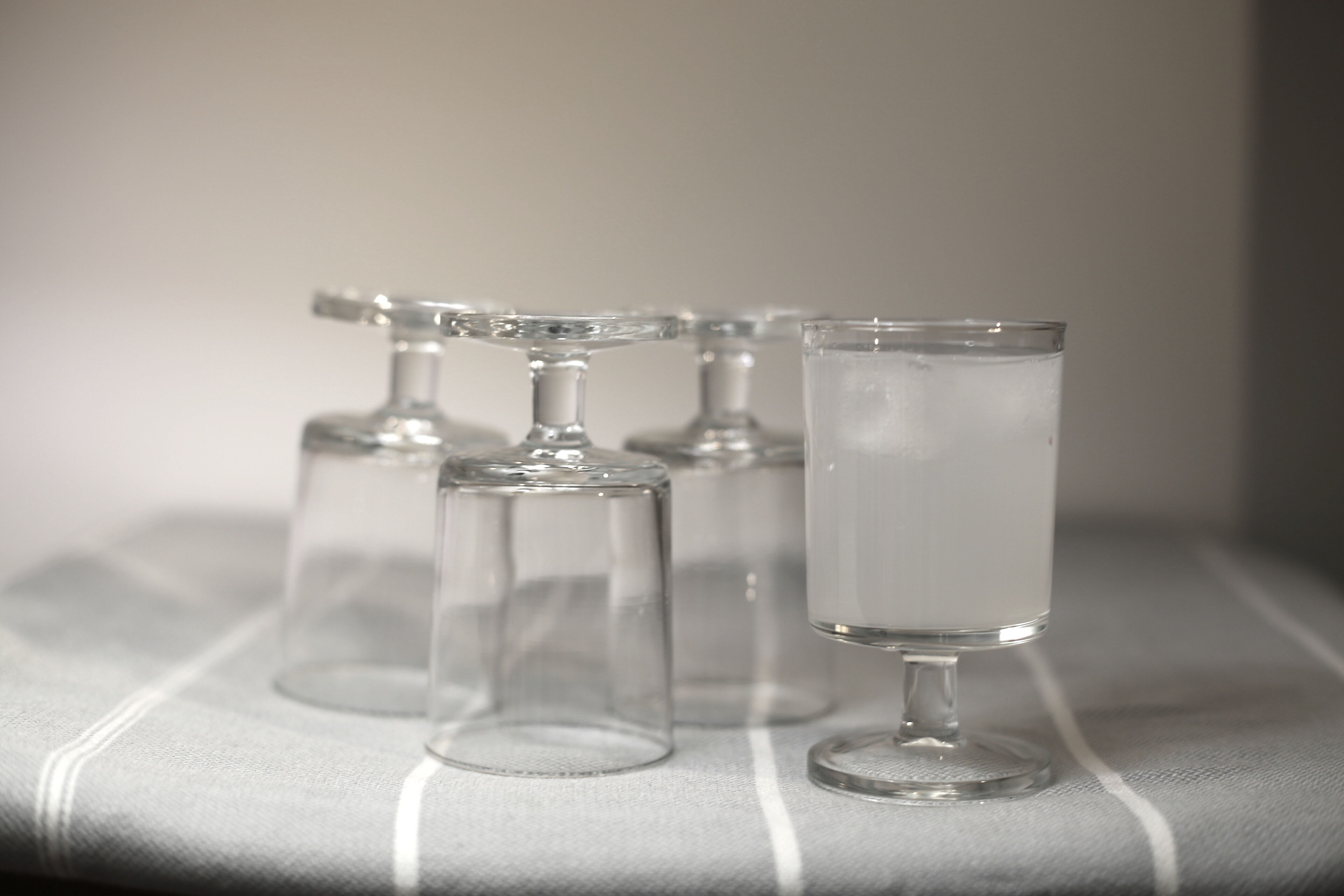 Vintage foot glasses Luminarc cavaliers model