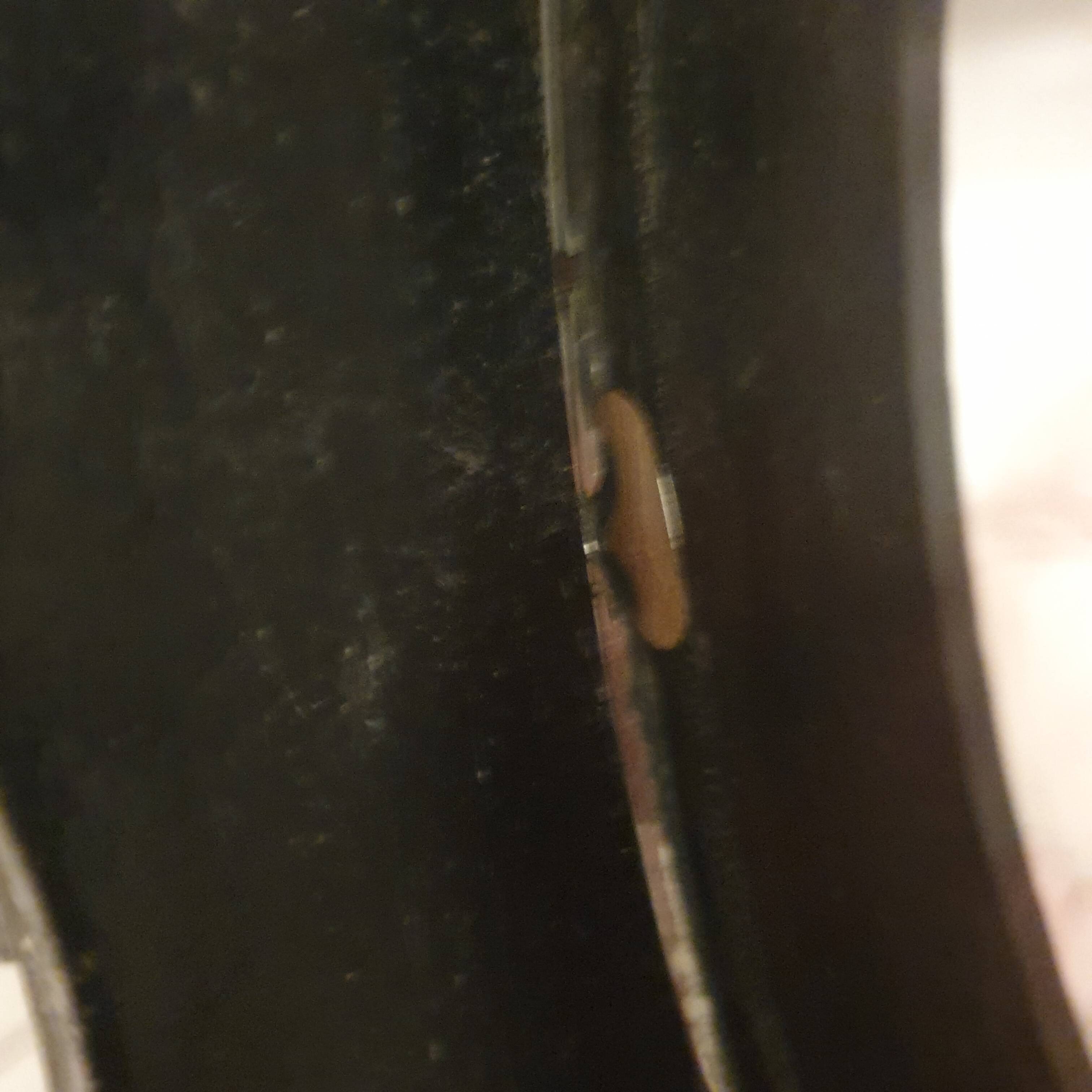 Brutalist wrought iron mirror, Spain, 1950