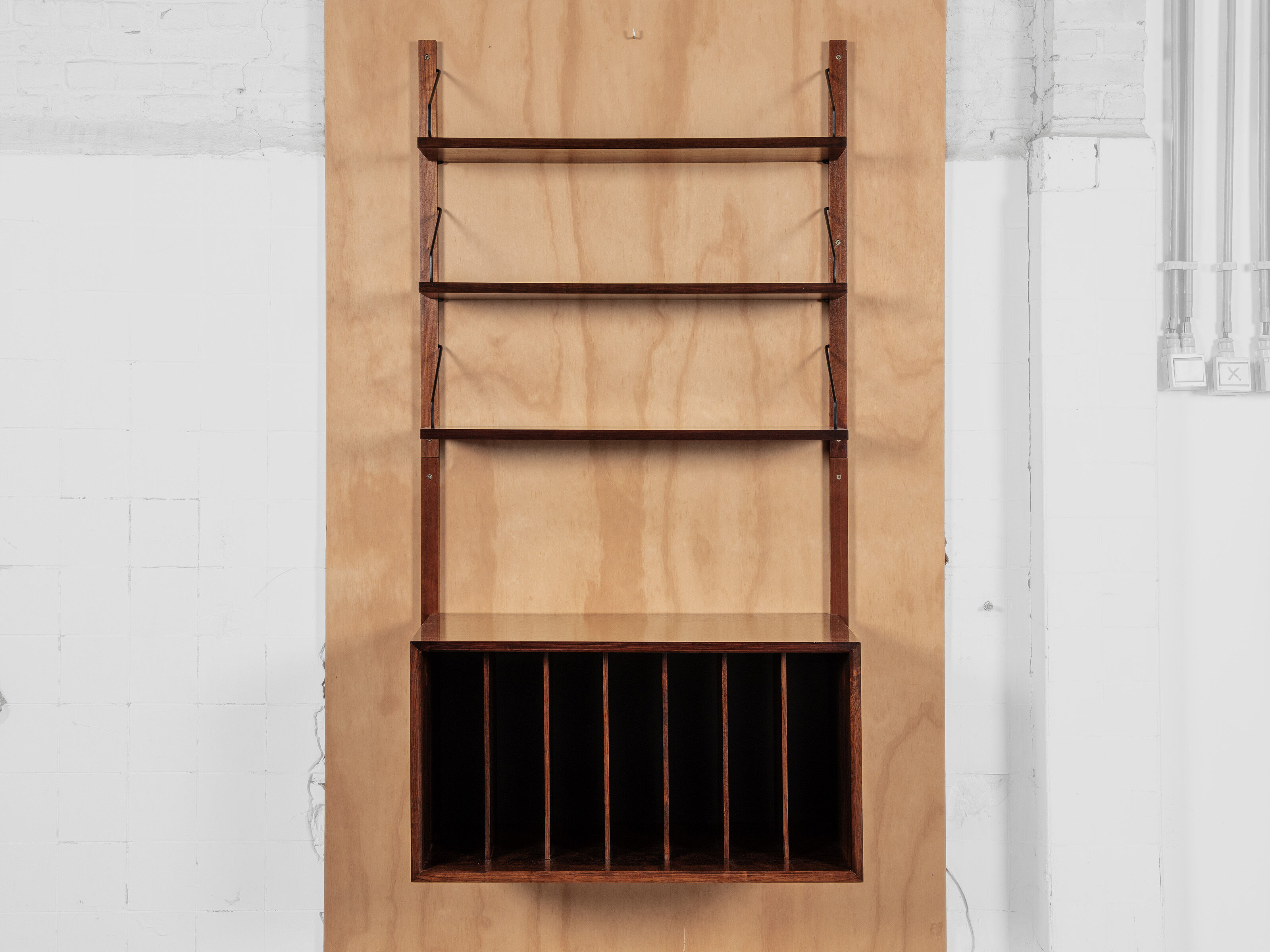 Midcentury Danish Royal wall unit in rosewood by Poul Cadovius 1960s