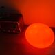 Lampe boule orange