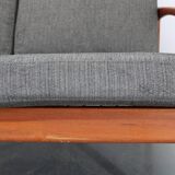 Canapé 2 places en teck Paper Knife de Kai Kristiansen des années 1960, Danemark