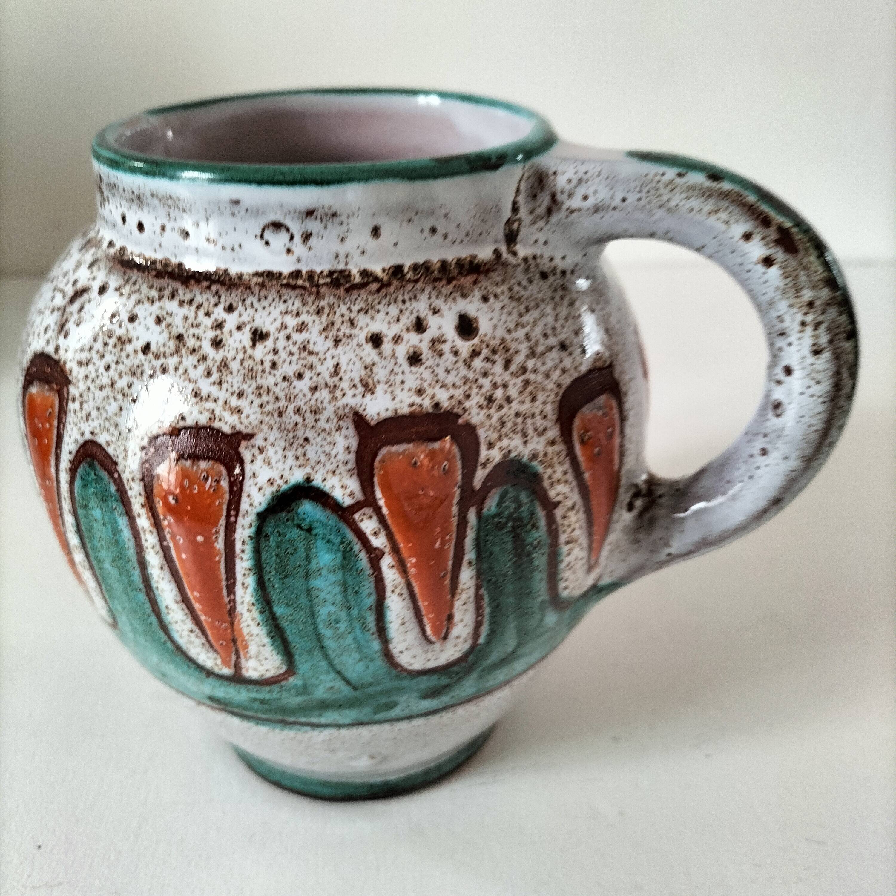 Signed Vallauris pitcher