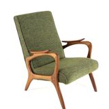 Fauteuil 'Rondeling' | design moderne du milieu du siècle en teck
