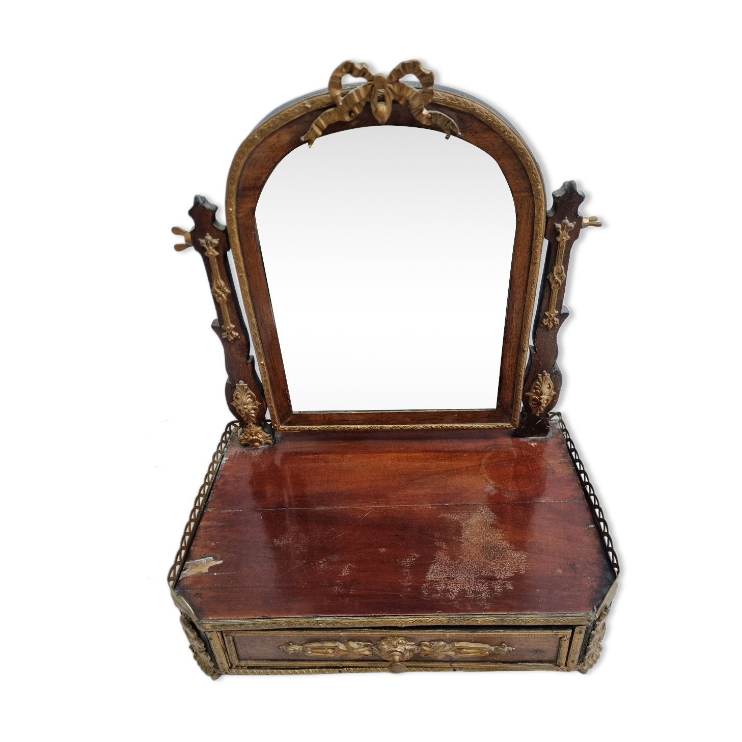 Coiffeuse de table Louis XVI