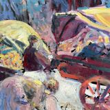 Parisian Market Day by Landauer