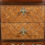 Commode en Bois de Rose et Amarante, style Transition Louis XV / Louis XVI – Fin XIXe