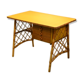 Vintage rattan office