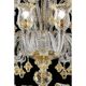 Imperial Style “Rigadin” Murano Glass Chandelier in Venetian Design