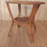 Rattan lounge set and vintage sofa