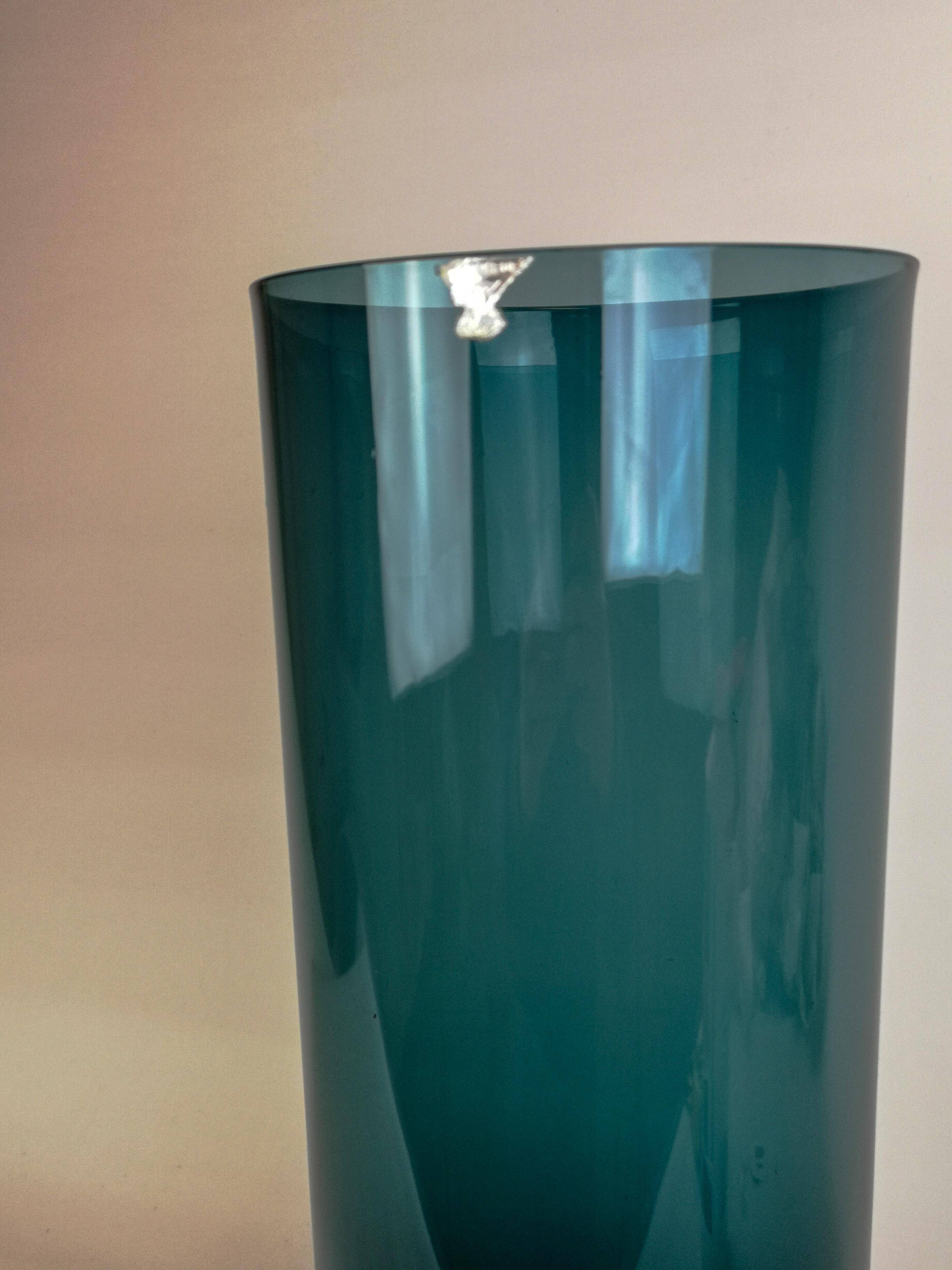 Mid-Century Modern Glass Vase GullaSkruf Sweden, 1950s
