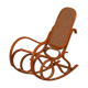 Vintage bentwood rocking chair by Luigi Crassevig, Italy 1970s