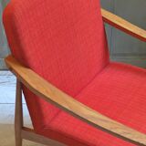 The 1960s Scandinavian Chair Red
