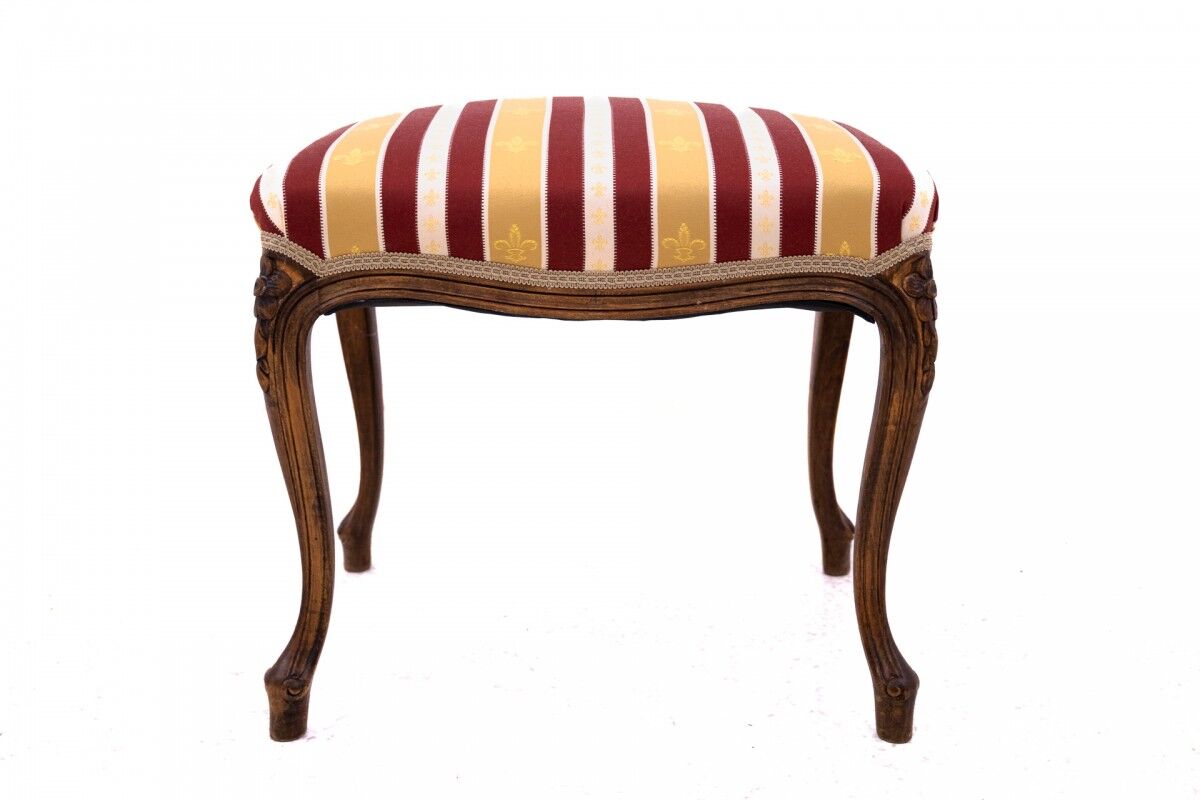 Stool seat, France, circa 1910.